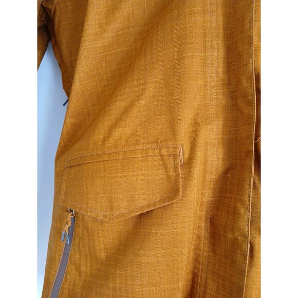 Helly Hanson Brown Tech Performance Parka/Detachable Fur Line Hood Womens M READ - Picture 4 of 16